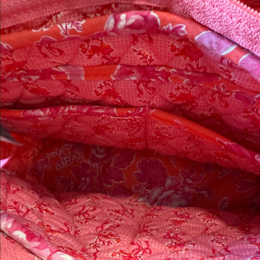 Vera Bradley Pink Floral Quilted Shoulder Bag - Picture 2 of 5